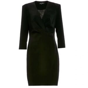 Elliatt Character Tuxedo Plunge Dress - NWT sz Small